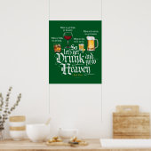Poster Get Drunk And Go To Heaven (Cuisine)