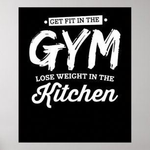 Poster Get Fit In the Gym Lose Weight
