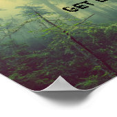 Poster Get Lost - une forêt sauvage (Coin)
