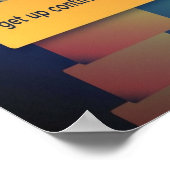 Poster get up continous (Coin)