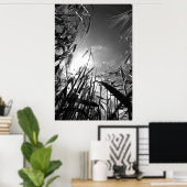 Poster Getreide Schwarz Weiß (Bureau à domicile)
