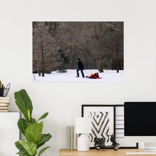 Poster Getty Up Papa (Bureau à domicile)