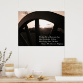 Poster Gettysburg : Canon et coucher de soleil avec Memor (Cuisine)