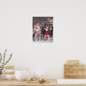 Poster Gettysburg Christmas II Greyhound Chien Art Imprim (Cuisine)