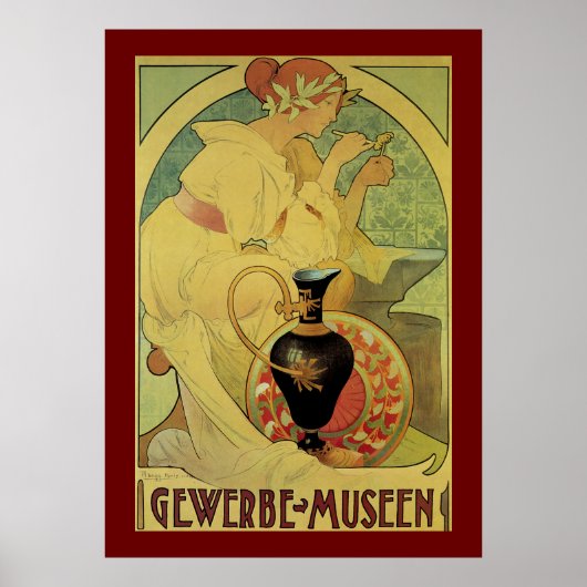Poster Gewerbe Museen (Devant)