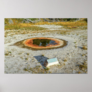 Poster Geyser économique, parc national de Yellowstone