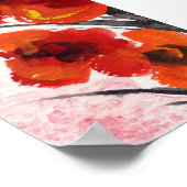 Poster gezouten papaver (Hoek)