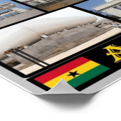 Poster Ghana - Accra - Mosaic - (Coin)