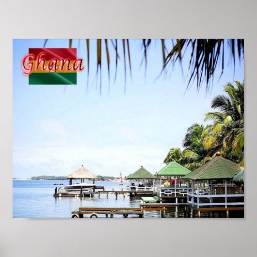 Poster Ghana - Côte du Ghana - (Devant)