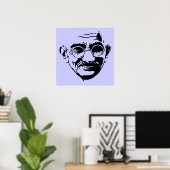 Poster Ghandi (Bureau à domicile)