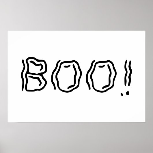 Poster Ghomajorité Boo ! (Devant)