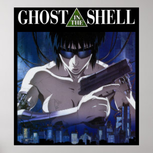 Poster Ghost anime dans la coque classique