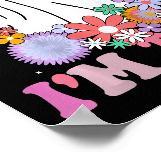 Poster Ghost Boo Je suis deux ans 2e anniversaire Enfants (Coin)