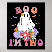 Poster Ghost Boo Je suis deux ans 2e anniversaire Enfants (Devant)