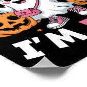 Poster Ghost Boo Je suis deux enfants de 2e anniversaire (Coin)