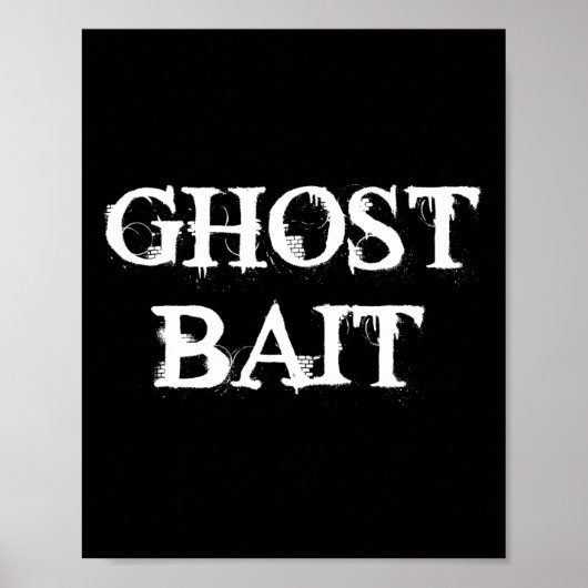 Poster Ghost Byit Funny Paranormal Ghost Chasse Horreur H (Devant)