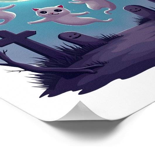 Poster Ghost Cat Parade (Coin)