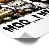 Poster Ghost Cow Moo I Mean Boo Halloween Outfit Funny Co (Coin)