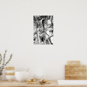 Poster Ghost dans l'interface de l'homme de shell (Cuisine)