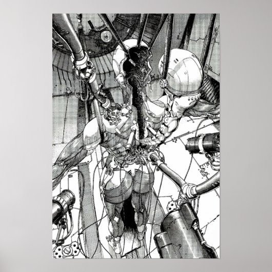 Poster Ghost dans l'interface de l'homme de shell (Devant)