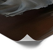 Poster Ghost Drinking Coffee Print, Ghost Tea Whimsical (Coin)