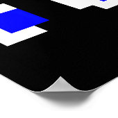 Poster Ghost Eyes Pixel Arcade jeu vidéo 8 bits correspon (Coin)