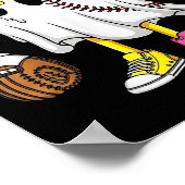 Poster Ghost Ghost Cream Baseball Spots Baseball Drits (Coin)