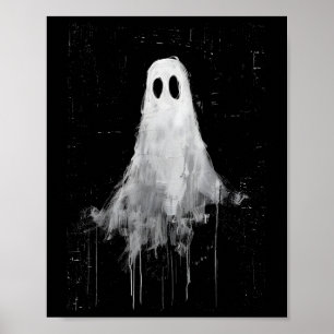 Poster Ghost Horror Spirit Éffrayant Effrayant Halloween 
