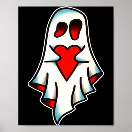 Poster Ghost Lover Heart (Devant)