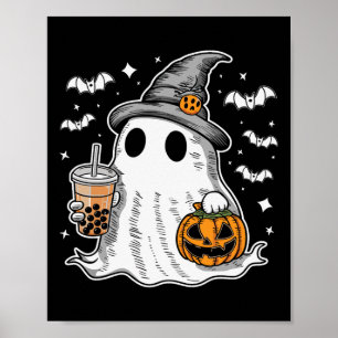 Poster Ghost Milktea Ghost Boire Bubble Tea