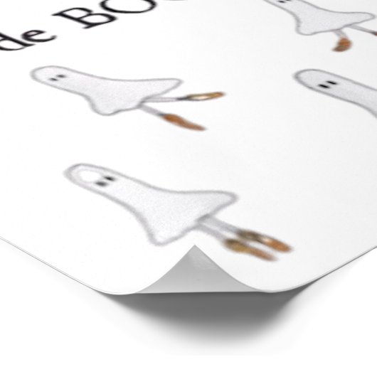 Poster Ghost Pas De Boo-rée Llet Danseuse Éffrayante Hall (Coin)