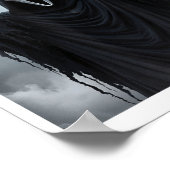 Poster Ghost Red Heart Hands Y Face Halloween Valentines  (Coin)