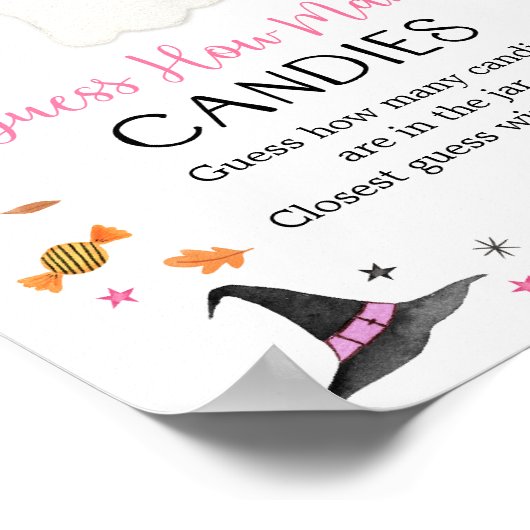 Poster Ghost rose Halloween Devinez Combien De Jeu (Coin)