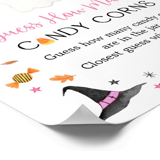 Poster Ghost rose Halloween Devinez Combien De Jeu (Coin)