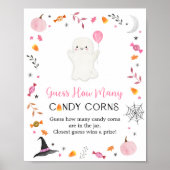 Poster Ghost rose Halloween Devinez Combien De Jeu (Devant)