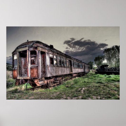 Poster Ghost Town Train - Montana (Devant)
