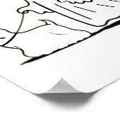 Poster Ghost Walking Chien Ghostile Drôle Halloween Chien (Coin)