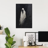 Poster Ghost Wall Art, Gothic Spirit Printable, Dark (Bureau à domicile)
