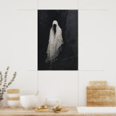 Poster Ghost Wall Art, Gothic Spirit Printable, Dark (Cuisine)