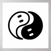 Poster Ghost Yin Yang (Devant)