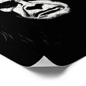 Poster Ghosts Rock N Roller Legend Icône Halloween Face A (Coin)