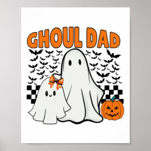 Poster Ghoul Papa Halloween Ghost Saison Éffrayante Retro