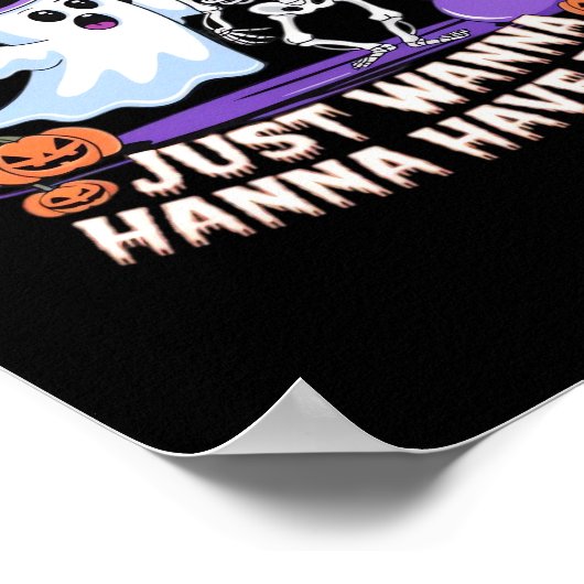 Poster Ghouls veut juste s'amuser Basic & Citation (Coin)