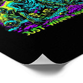 Poster Ghouls veut juste s'amuser - Halloween Sloth Desig (Coin)