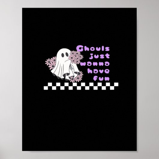 Poster Ghouls veut juste s'amuser - Sloth dans un costume (Devant)