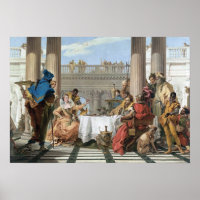 Giambattista Tiepolo Le Banquet de Cléopâtre