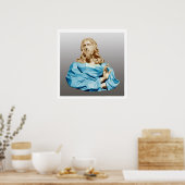 Poster Gian Lorenzo Bernini Bust of Christ 1679 (Cuisine)