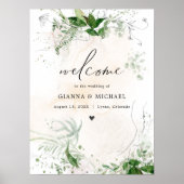 Poster GIANNA Boho Etherial Greenerial Mariage Bienvenue (Devant)