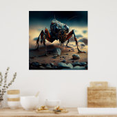 Poster Giant insect (Keuken)