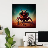 Poster Giant insect (Thuiskantoor)